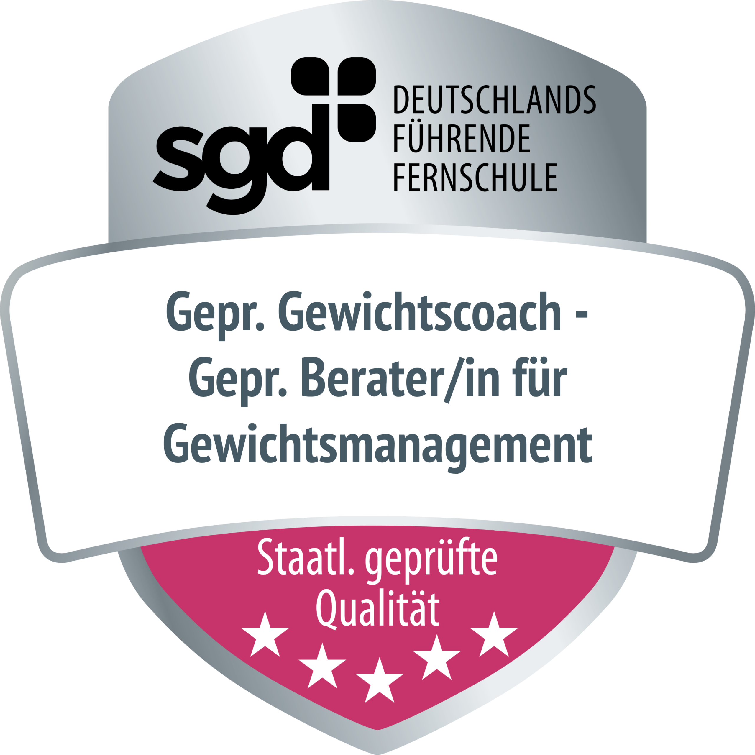 SGD-Abschluss: Geprüfte Beraterin für Gewichtsmanagement